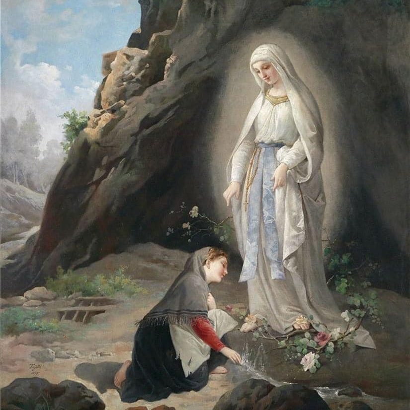 The Apparition of Our Lady of Lourdes
